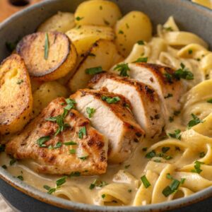 Grilled Chicken in Pesto Sauce