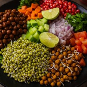 Sprouted अंकुरित दाल Mote Chole