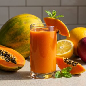 Papaya shake | Healthy, creamy, and naturally sweet!