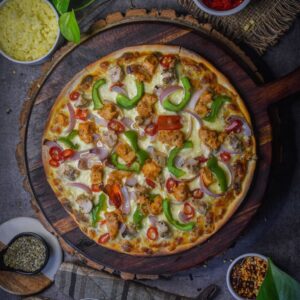 Double Topping- Onion & Capsicum Pizza