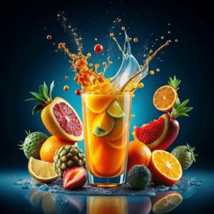 Fruit Chaat and Juice